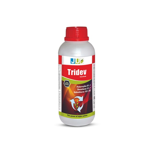 JU TRIDEV - Pyriproxyfen 8% + Diafenthiuron 18% + Dinotefuran 5% SC | Insecticide