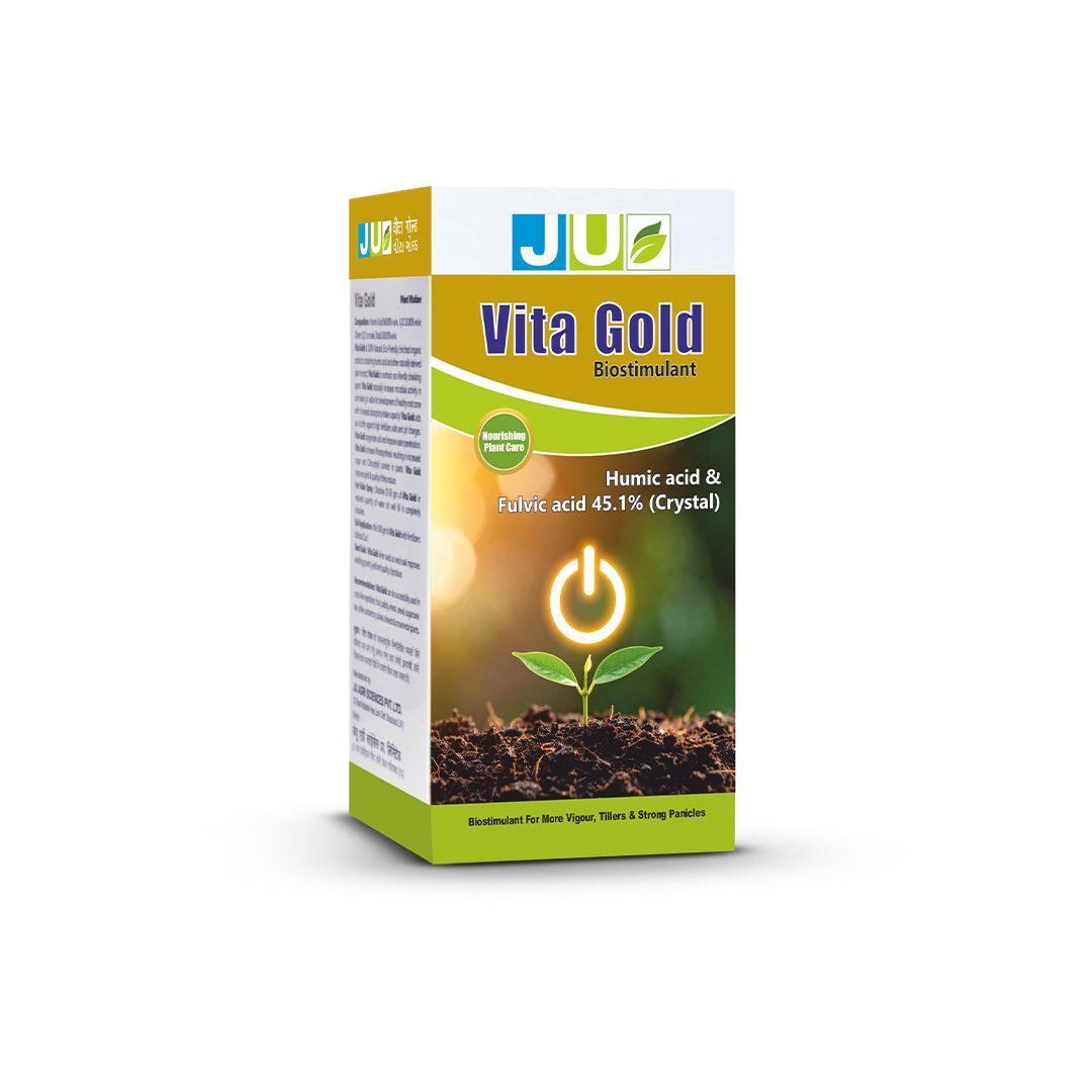 JU VITA GOLD | Biostimulant | Humic Acid & Fulvic Acid 45.1% (Crystal)