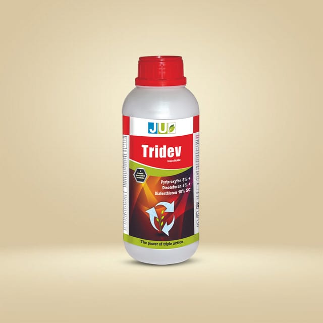 JU TRIDEV - Pyriproxyfen 8% + Diafenthiuron 18% + Dinotefuran 5% SC | Insecticide