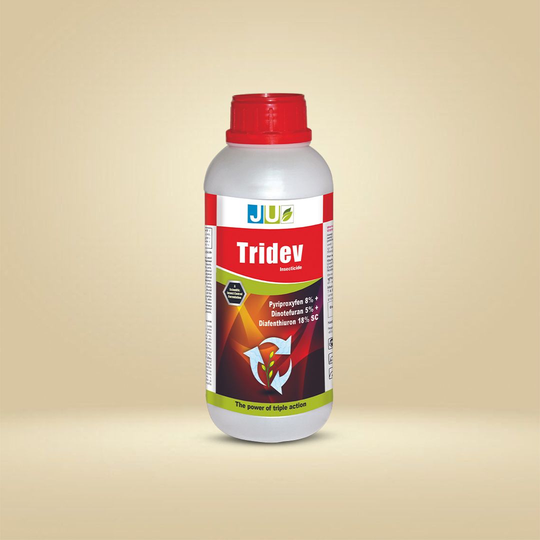 JU TRIDEV - Pyriproxyfen 8% + Diafenthiuron 18% + Dinotefuran 5% SC | Insecticide
