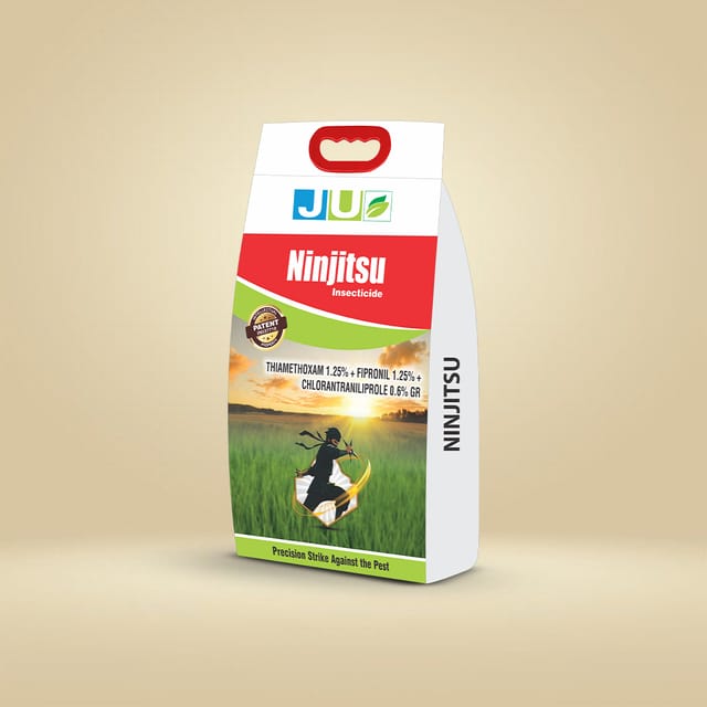 JU Ninjitsu-Thiamethoxam 1.25% + Fipronil 1.25% + Chlorantraniliprole 0.60% GR | Insecticide
